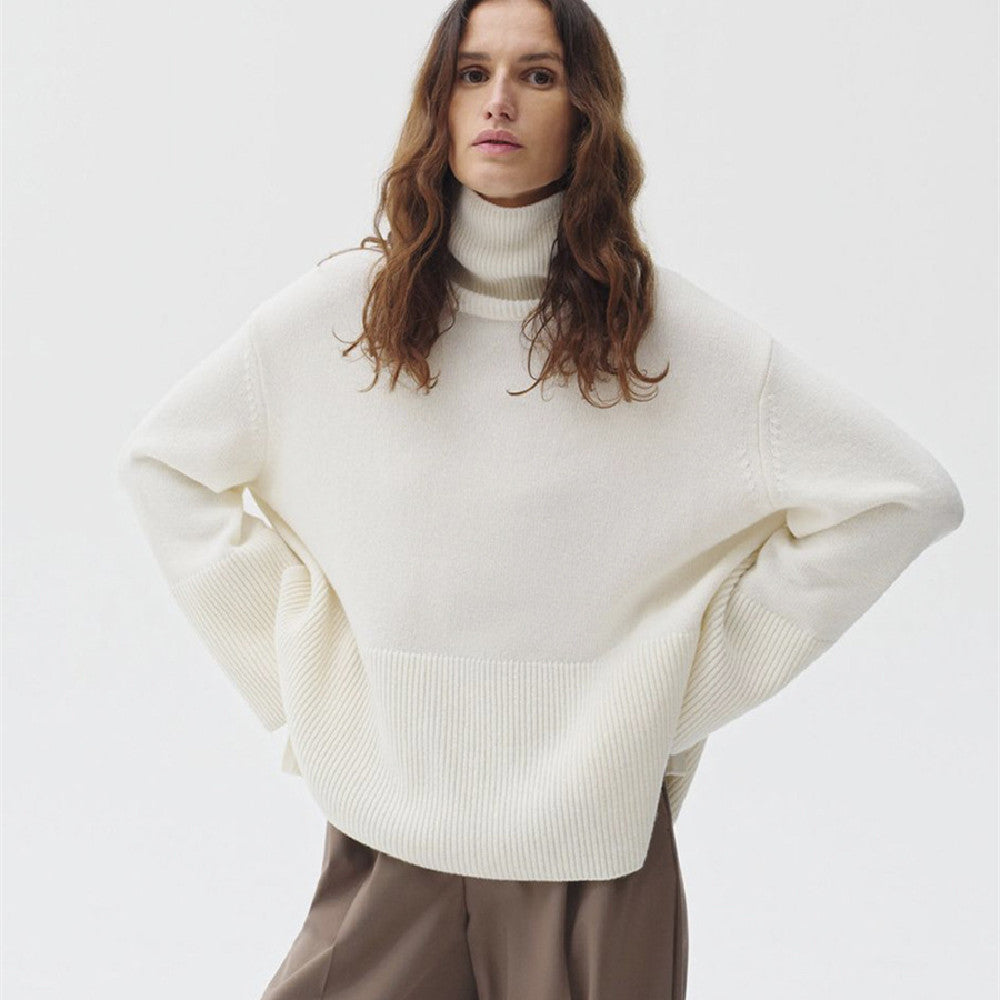 Soft Cream Cashmere Jumper - BritishElegance