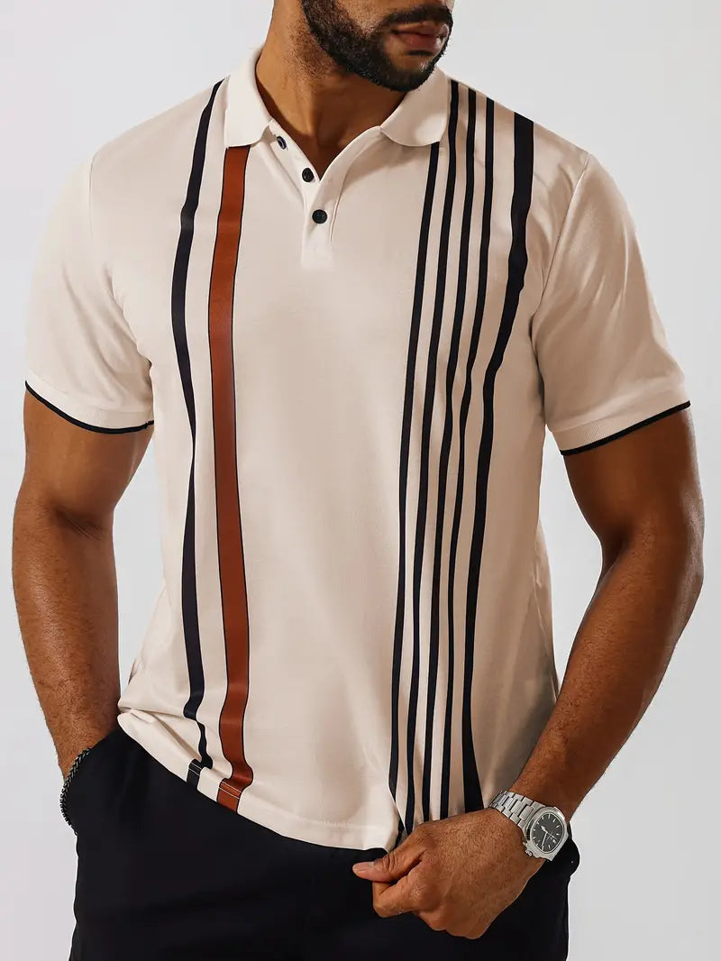 Retro Stripe Michael T-Shirt