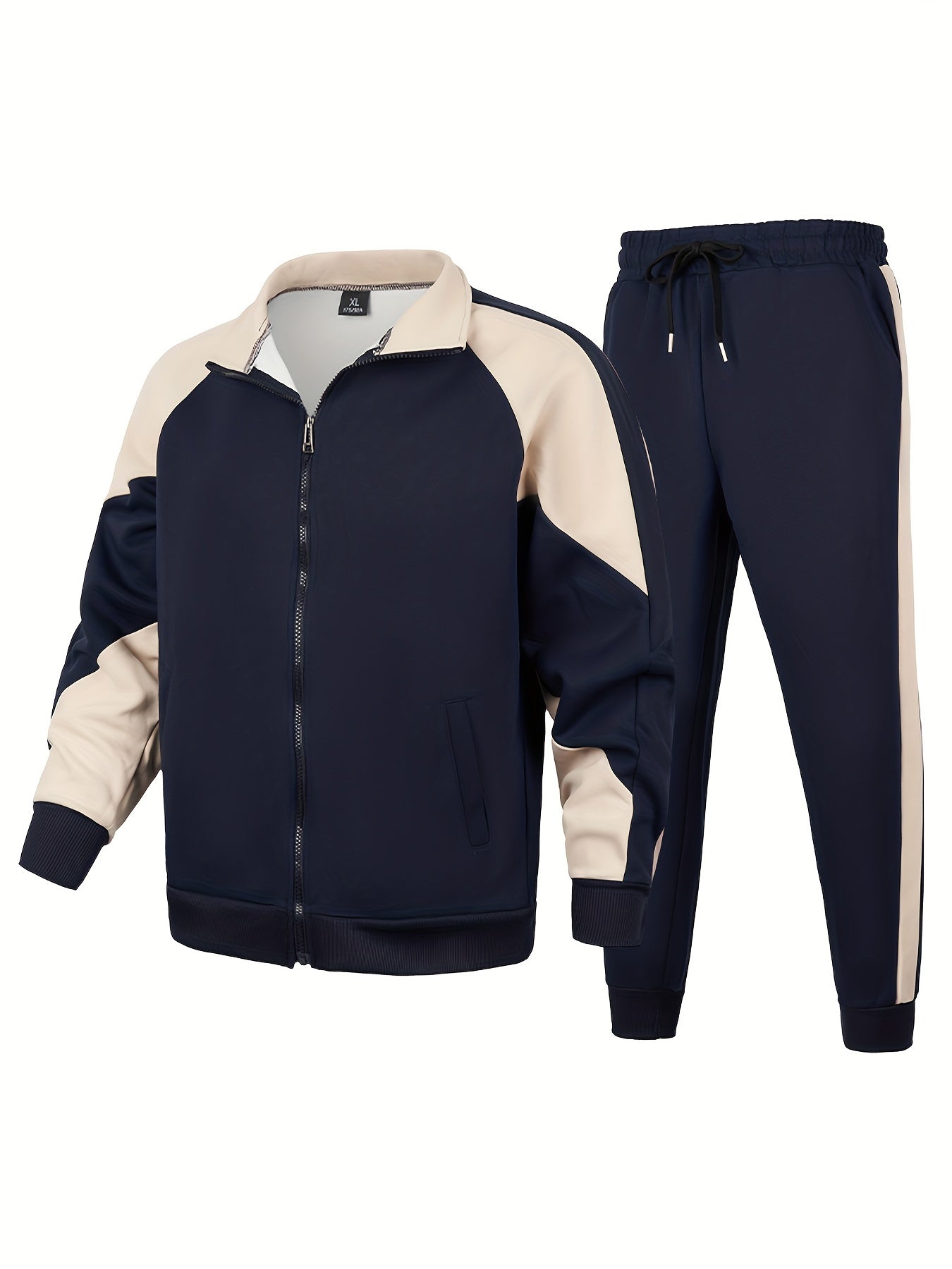 Relaxed Fit Hoodie Cotton Tracksuit for Men - BritishElegance