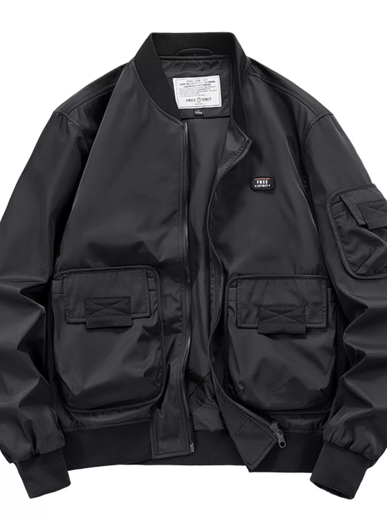 Slim Fit Casual Bomber Jacket
