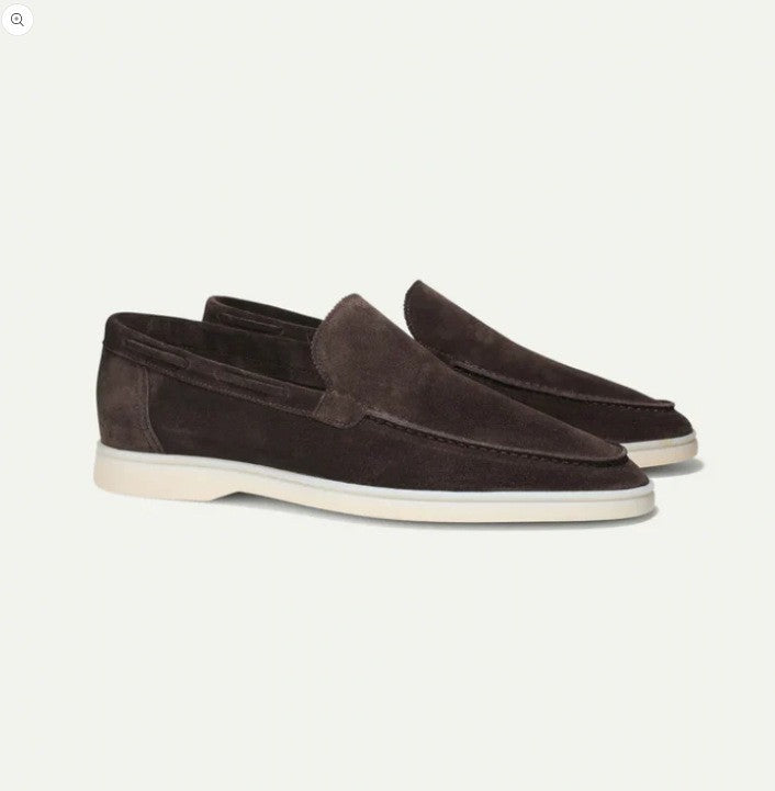 Men’s Modern Suede Platform Loafers