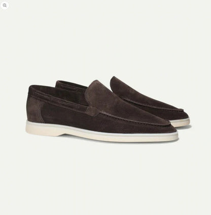 Men’s Modern Suede Platform Loafers