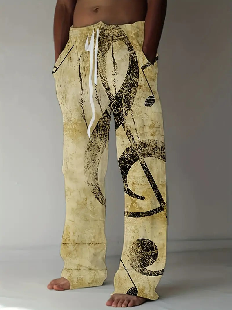 Men's Daniel Wide-Leg Drawstring Pants