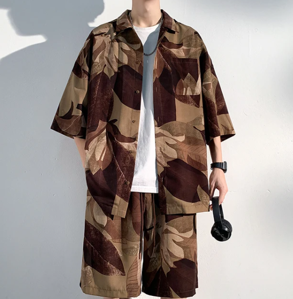 Classic Men's Casual Two Piece Set