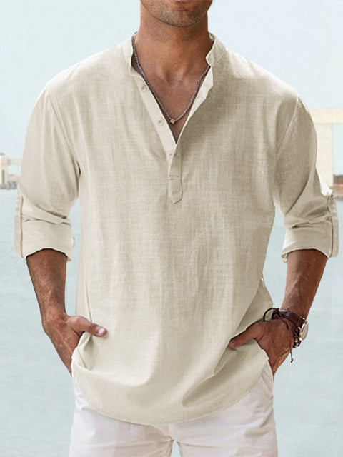Comfortable Men's Shirt - Loose Fit - Lightweight and Stylish