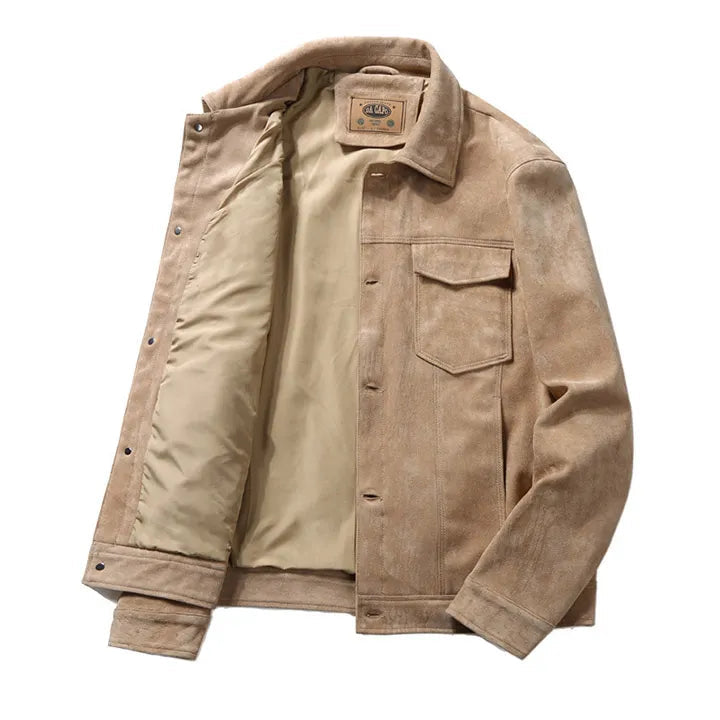 Stylish Leather Jacket for Easygoing Casual Look