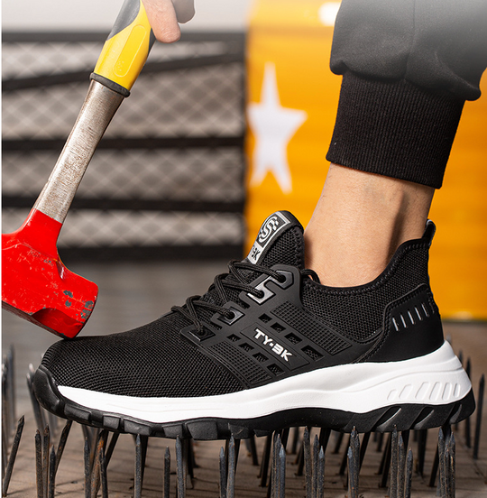Ergonomic Steel Toe Work Trainers Non-Slip