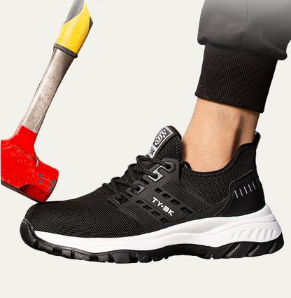Men’s Mesh Lace Up Safety Work Sneakers