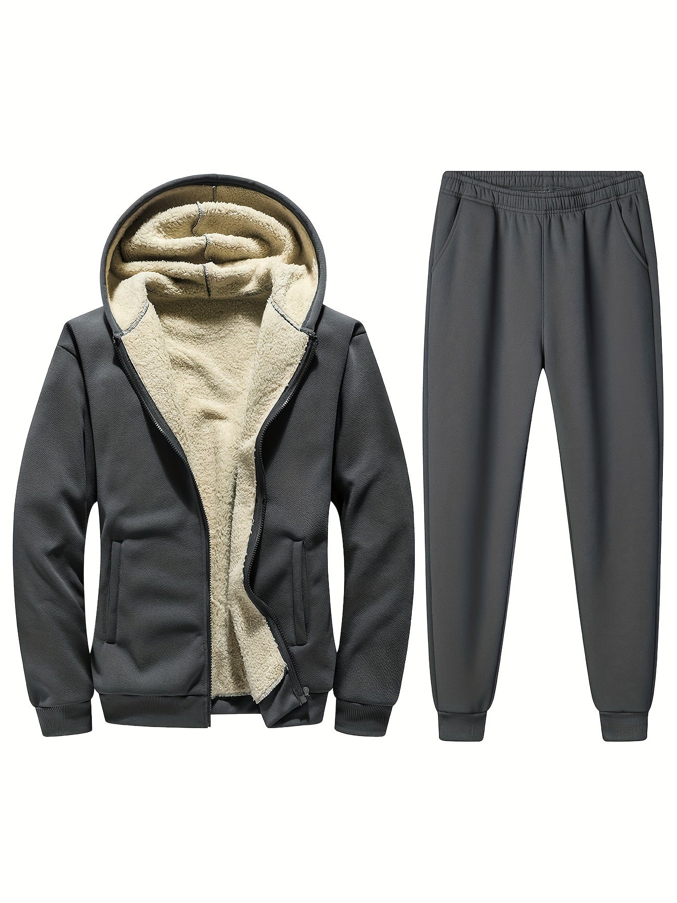 Relaxed Fit Stripe Jogger Suit for Men