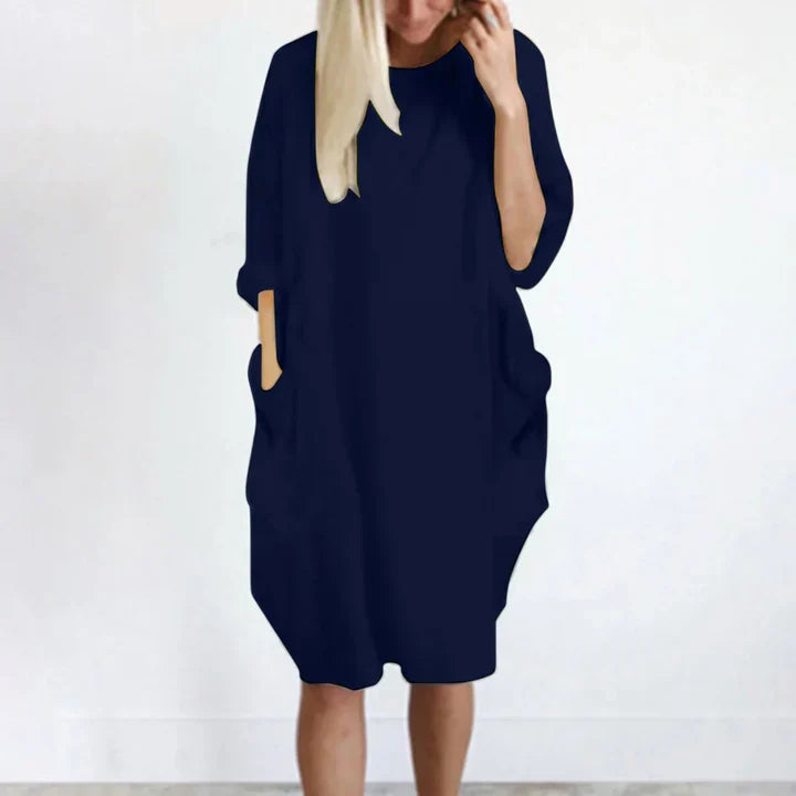 Comfy Summer Sundress with Pockets for Women