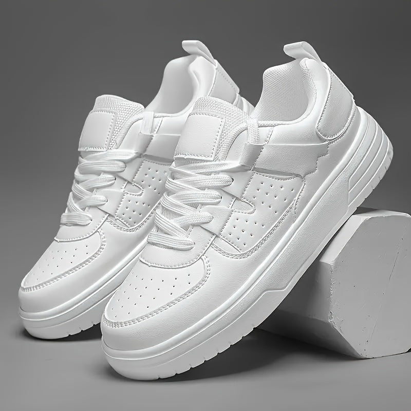 Comfortable Breathable Mens Sneakers Solid Colors - BritishElegance