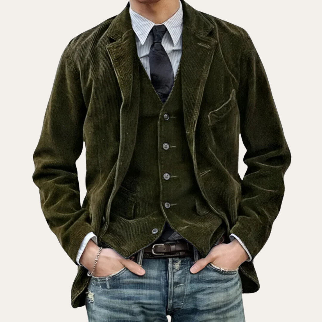 Men's Corduroy Blazer Jacket