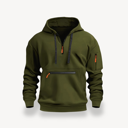 Men’s Cotton Blend Zip Hoodie