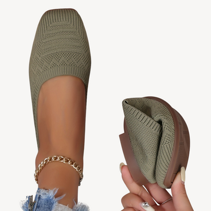 Women's Orthopedic Square Toe Flats