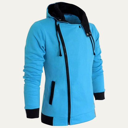Men’s Futuristic Military Collar Hoodie Jacket