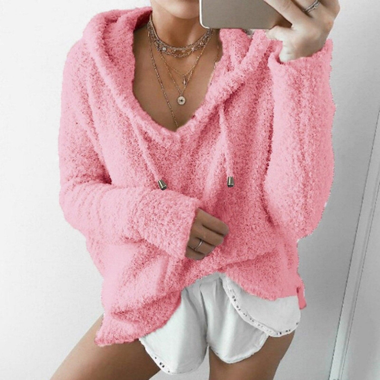 Anastasia Sweater | Women's Teddy Hoodie