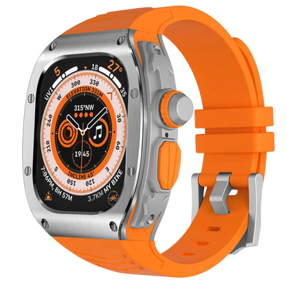 Durable Metal Case and Soft Strap for Apple Watch Ultra