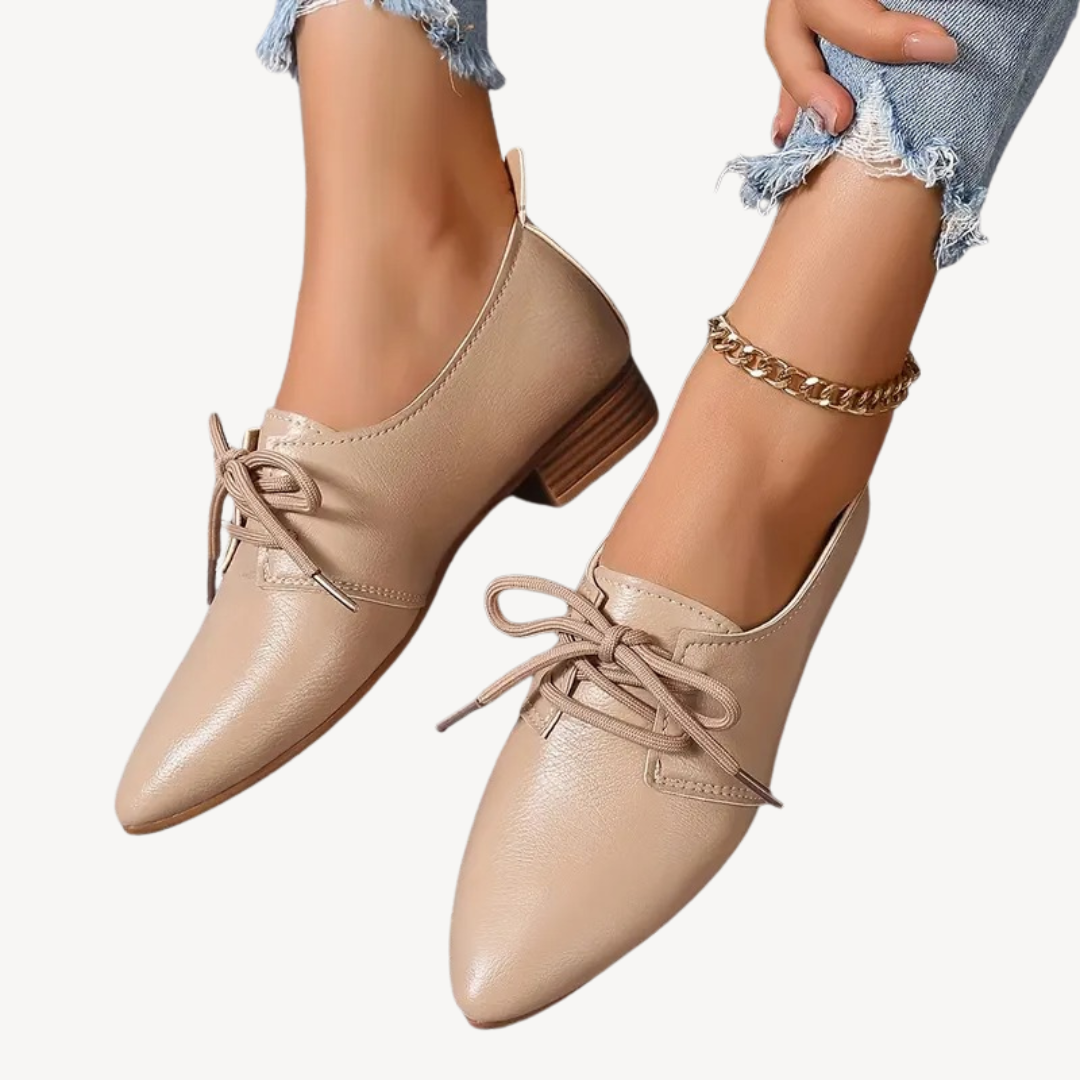 Orthopedic Leather Flat Shoes for Women