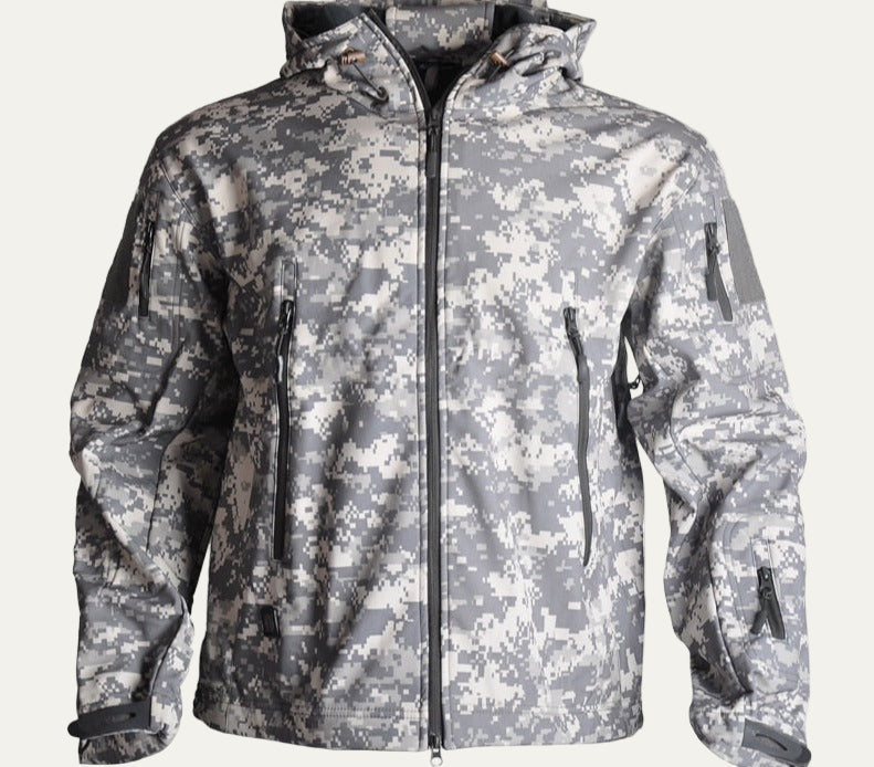 Men’s Tactical Hooded Utility Jacket