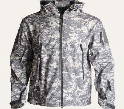 Men’s Tactical Hooded Utility Jacket