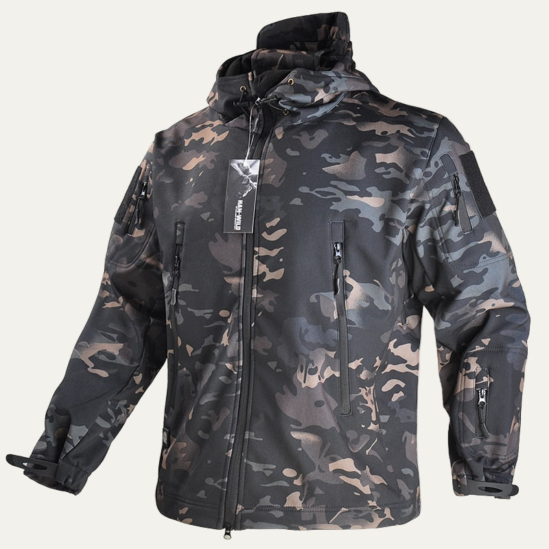 Men’s Tactical Hooded Utility Jacket