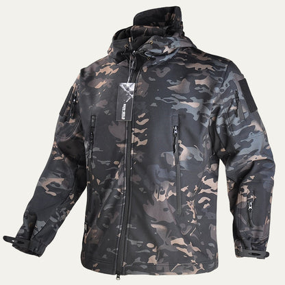 Men’s Tactical Hooded Utility Jacket