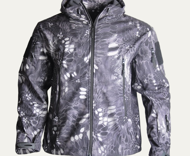 Men’s Tactical Hooded Utility Jacket