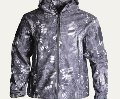 Men’s Tactical Hooded Utility Jacket