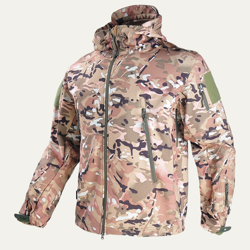 Men’s Tactical Hooded Utility Jacket