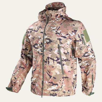 Men’s Tactical Hooded Utility Jacket