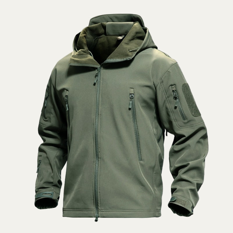 Men’s Tactical Hooded Utility Jacket