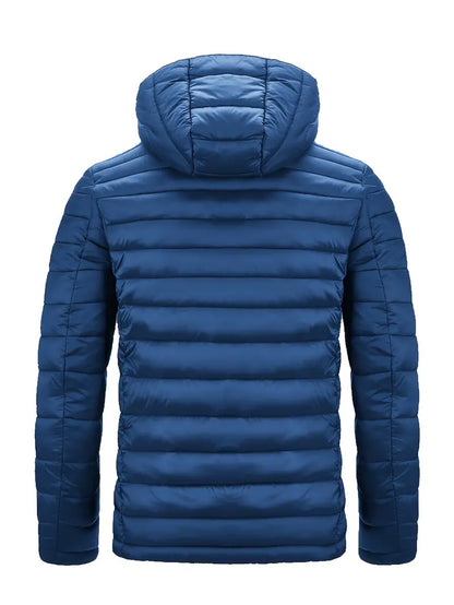 Women’s Hooded Quilted Full Zip Puffer Jacket