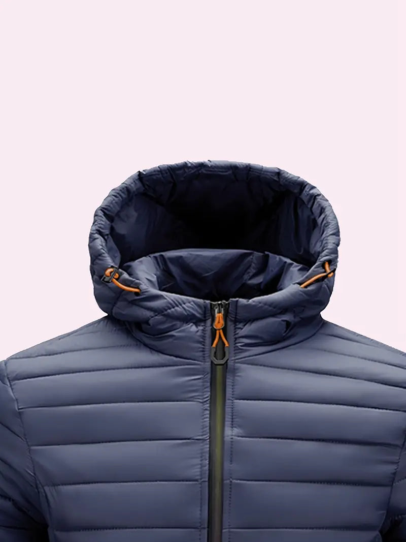 Women’s Hooded Quilted Full Zip Puffer Jacket