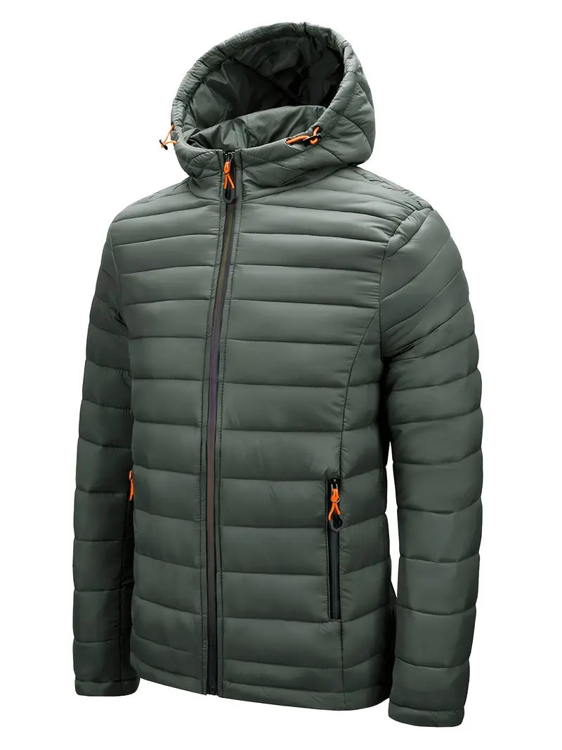 Women’s Hooded Quilted Full Zip Puffer Jacket