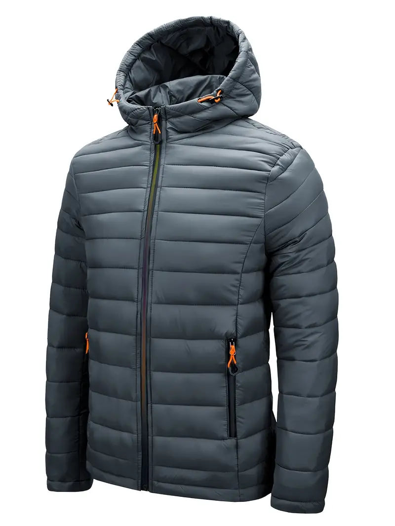 Women’s Hooded Quilted Full Zip Puffer Jacket