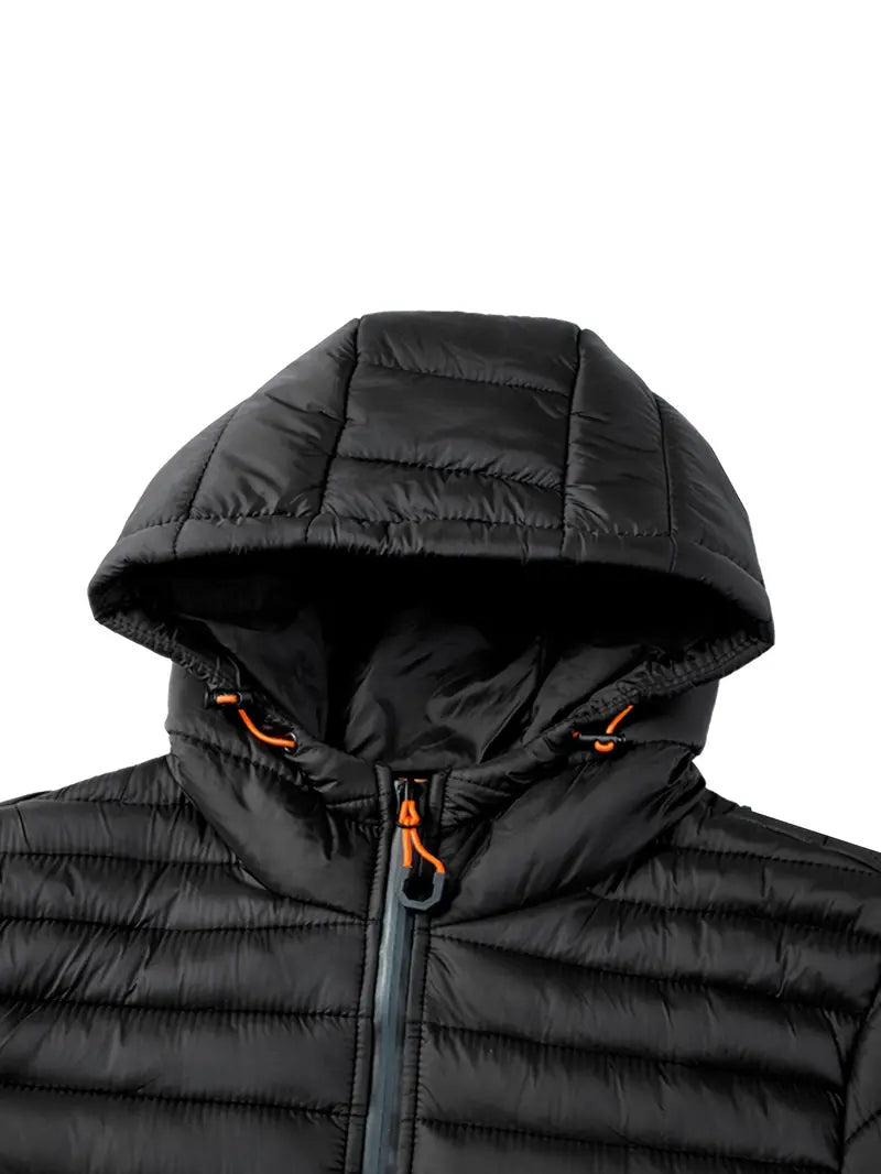 Women’s Hooded Quilted Full Zip Puffer Jacket