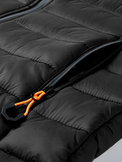 Women’s Hooded Quilted Full Zip Puffer Jacket