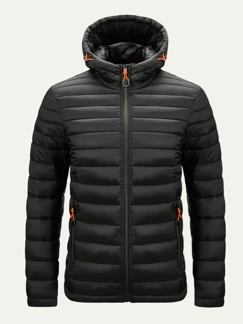 Women’s Hooded Quilted Full Zip Puffer Jacket