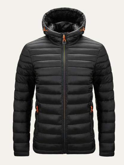 Women’s Hooded Quilted Full Zip Puffer Jacket