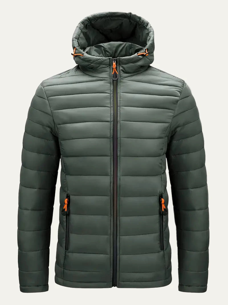 Women’s Hooded Quilted Full Zip Puffer Jacket