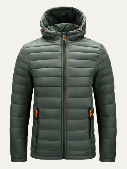Women’s Hooded Quilted Full Zip Puffer Jacket