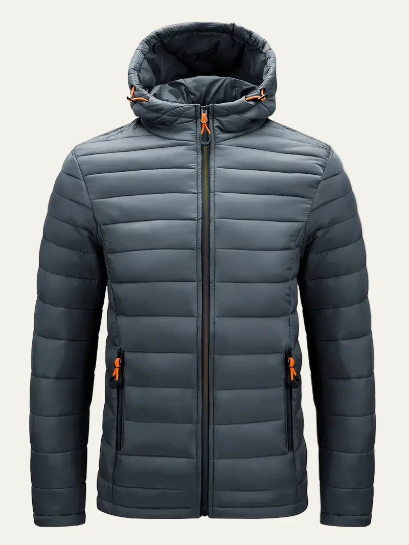 Women’s Hooded Quilted Full Zip Puffer Jacket