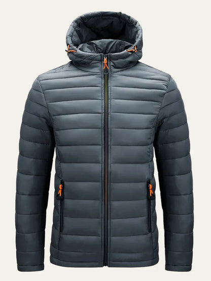 Women’s Hooded Quilted Full Zip Puffer Jacket