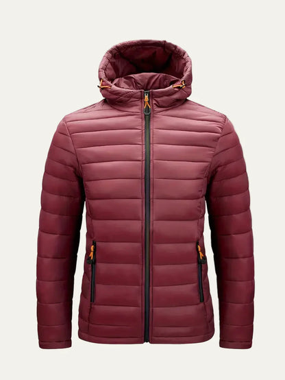 Women’s Hooded Quilted Full Zip Puffer Jacket