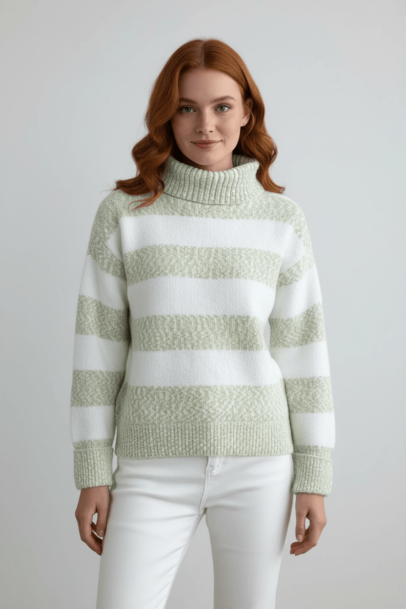 Classic Crew Neck Warm Knit Sweater