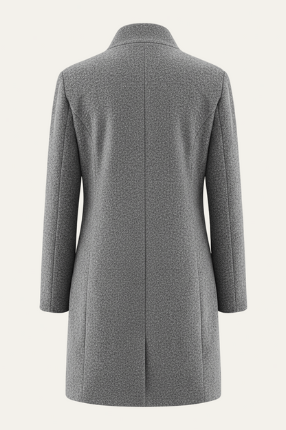 Women’s Long A Line Hooded Button Coat