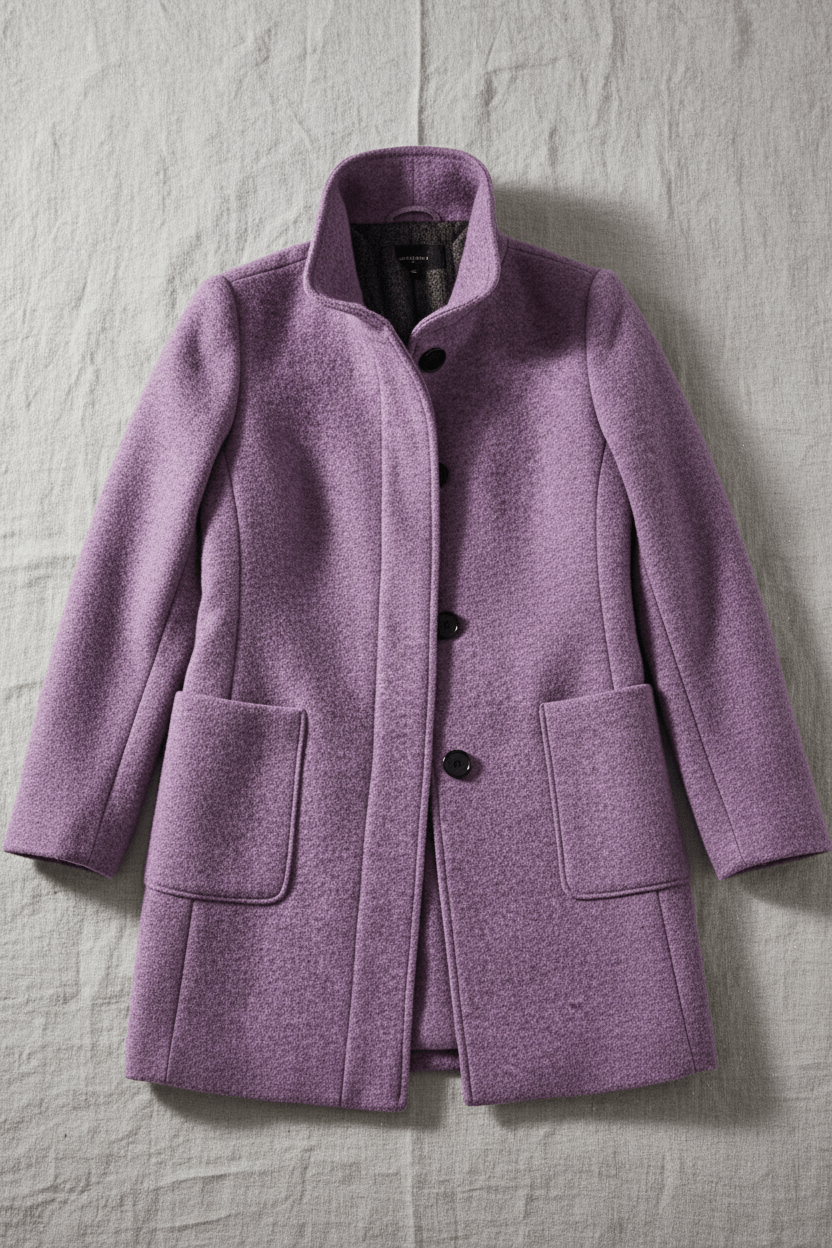 Women’s Long A Line Hooded Button Coat