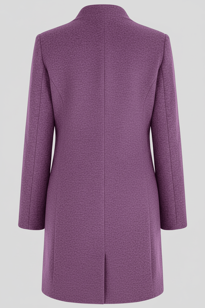 Women’s Long A Line Hooded Button Coat