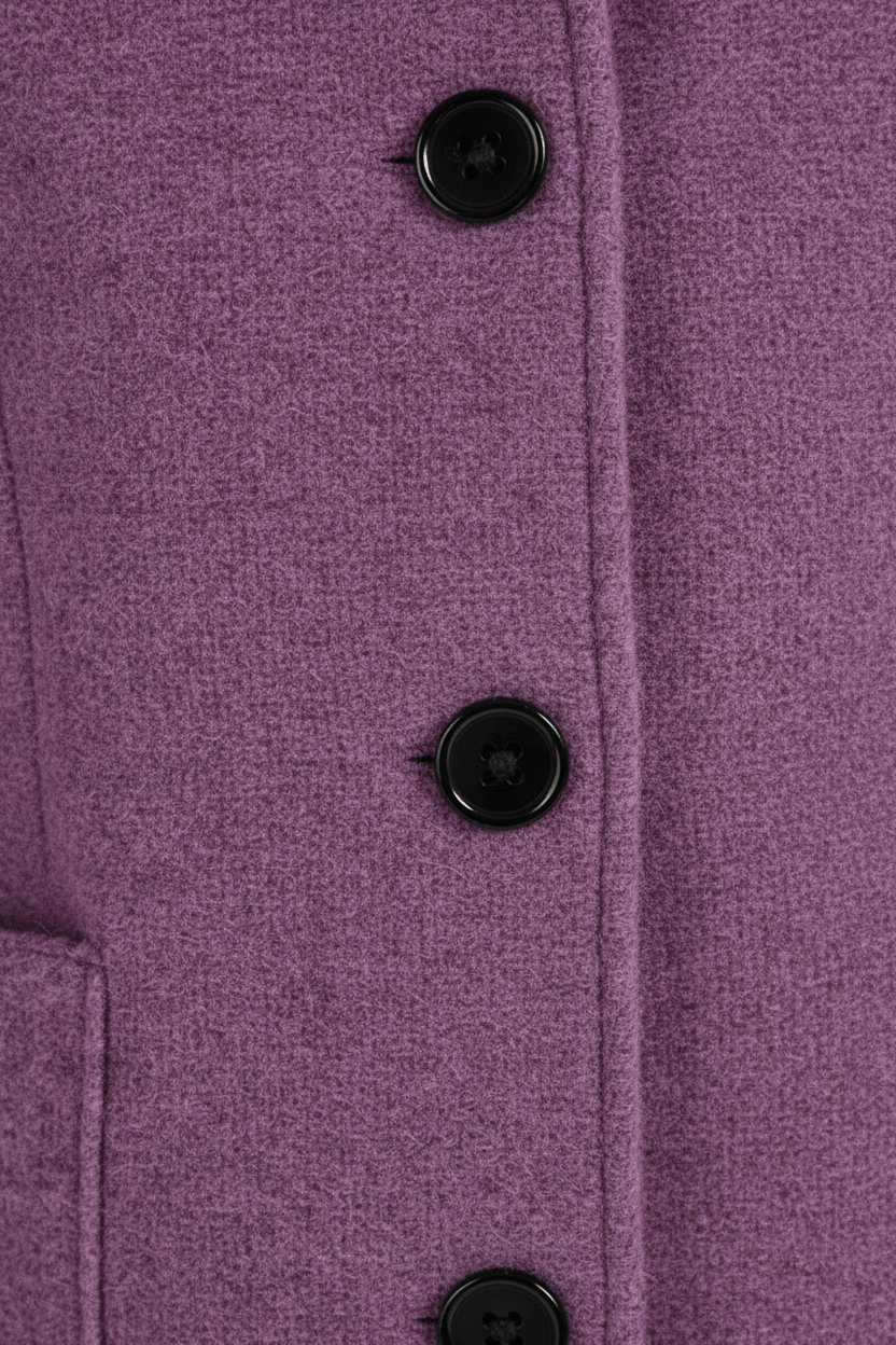 Women’s Long A Line Hooded Button Coat