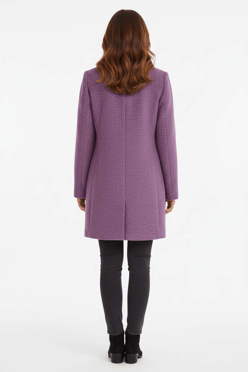 Women’s Long A Line Hooded Button Coat